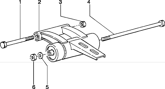 Piaggio Typhoon 50 X — Zwaaiarm