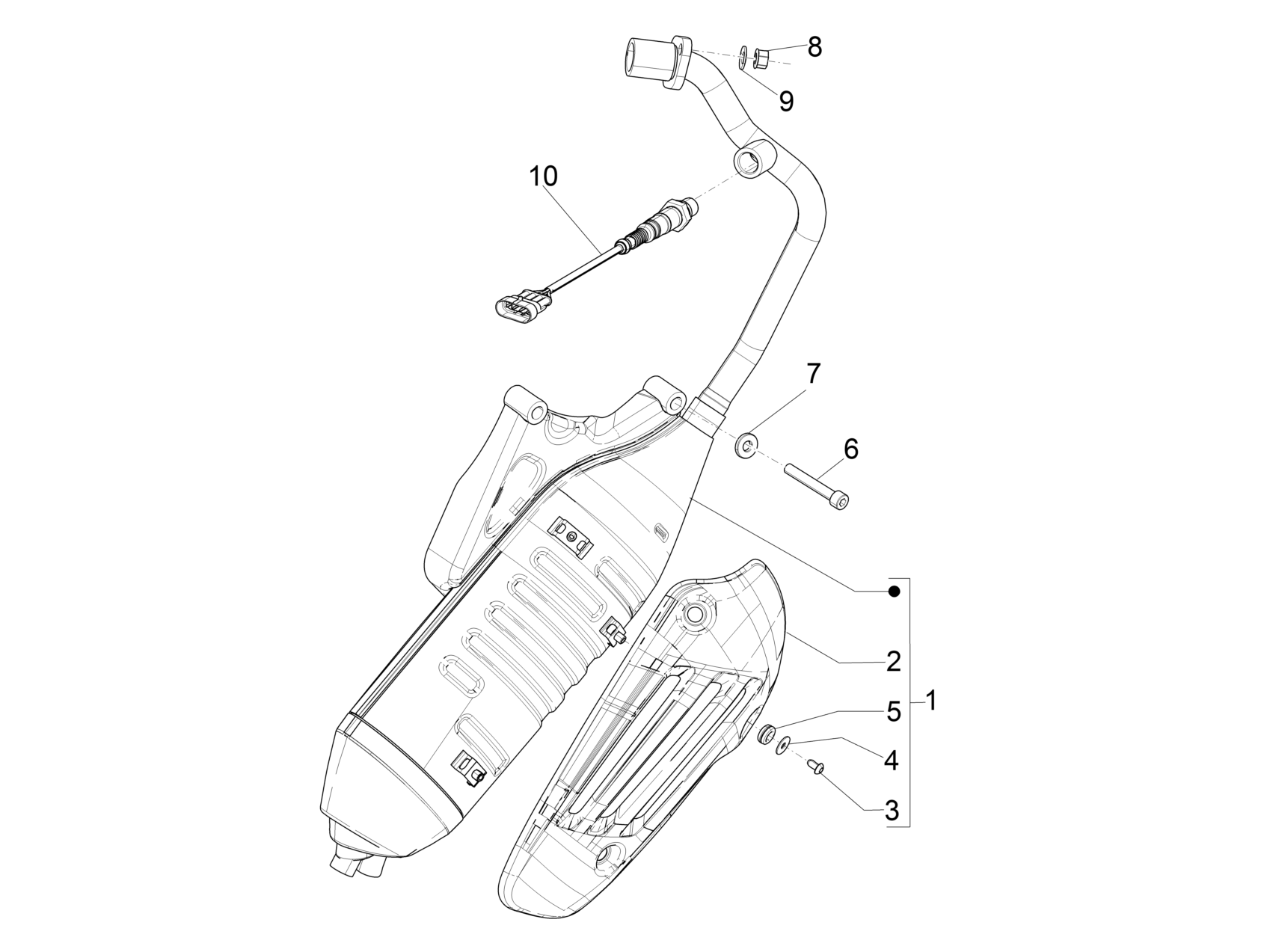 Vespa Primavera 150 4T 3V Iget ABS E4 2016-2023 NAFTA — Nademper