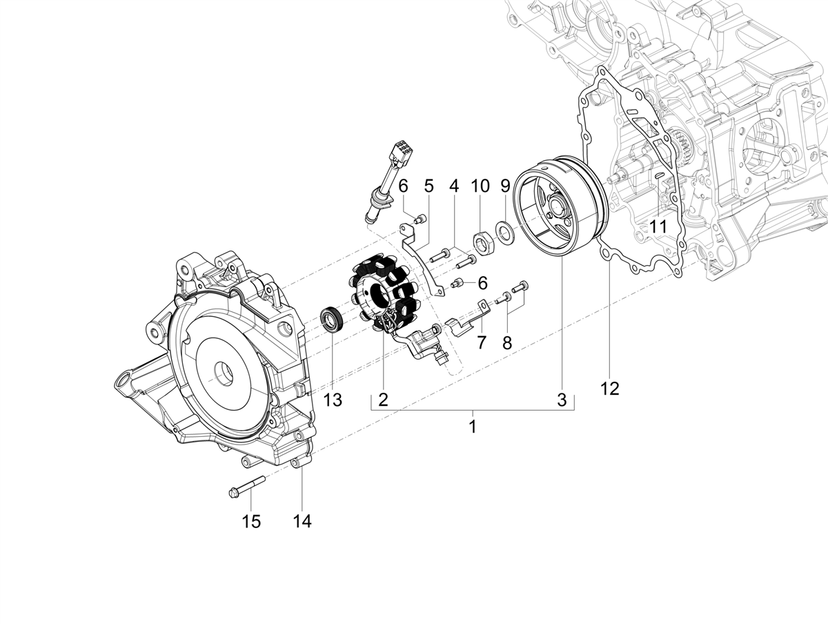 Vespa VX VXL SXL 150 4T 3V 2016-2021 — Dynamo