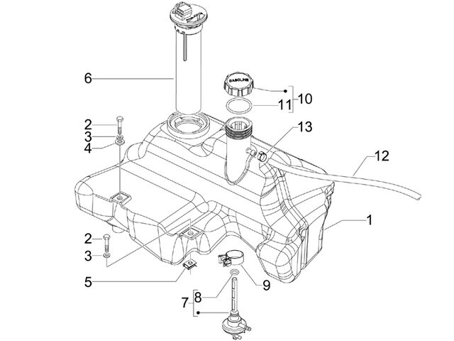 Brandstoftank