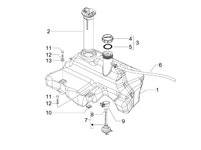 Brandstoftank