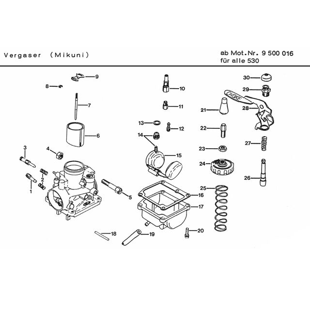 Carburateur Mikuni