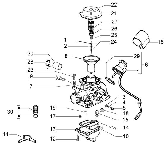 Carburateur 1/2