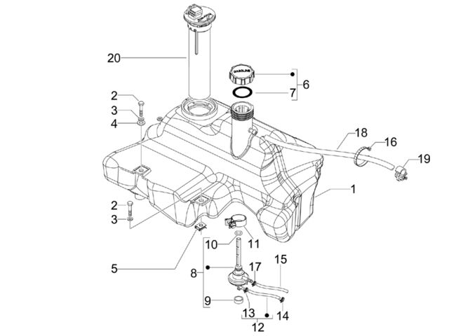 Brandstoftank