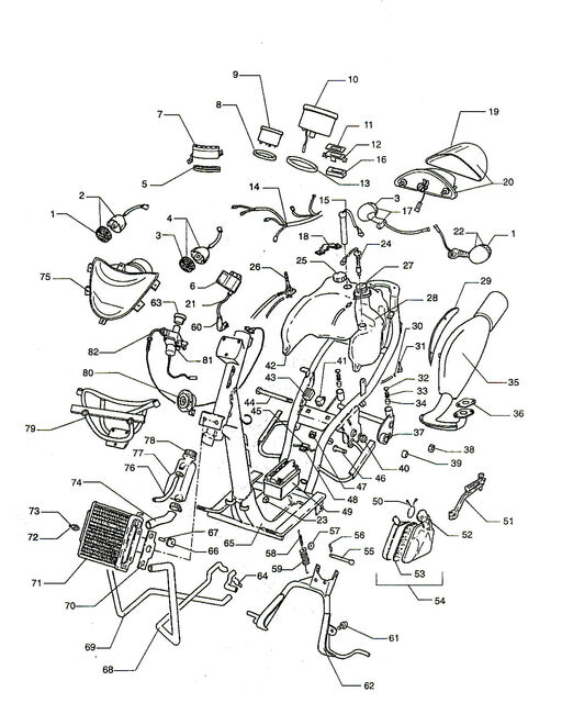 Elektra - Verlichting - Frame - Uitlaat