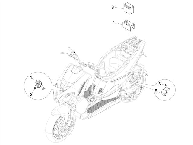 Afstandsbedieningen - Batterij - Claxon